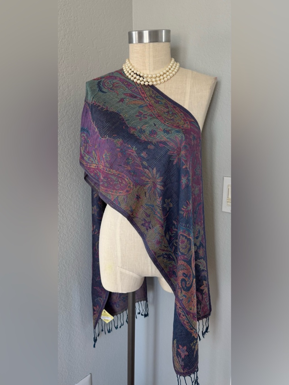 NWT Rapti Pashmina & Silk Scarf